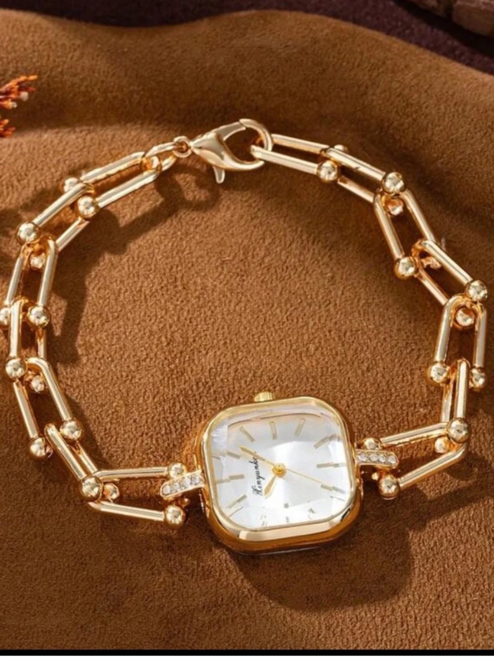 Gold-Tone Women's Bracelet Watch